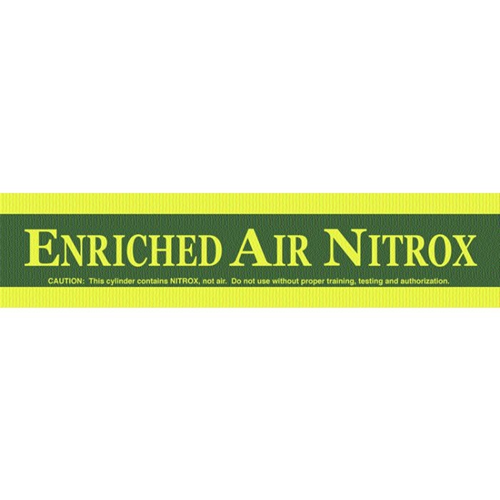 Enriched Air Tank Wrap Around Decal